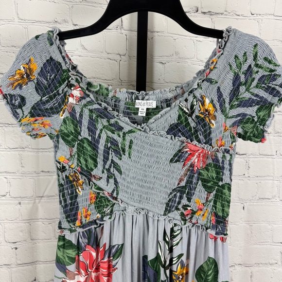 Patrons of Peace Blue Floral Print Jumpsuit Size XS - Picture 5 of 9